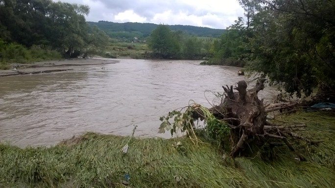 Oltețul după inundație