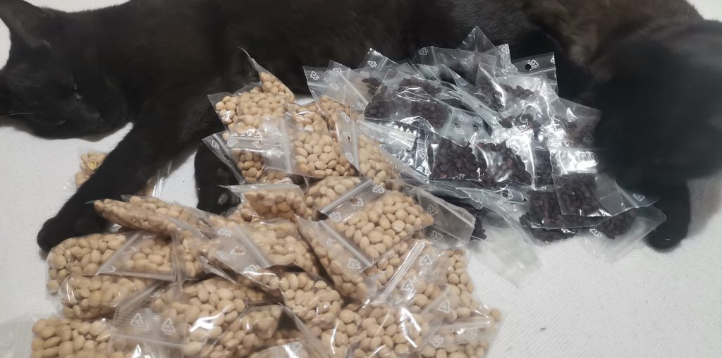 Iți și Biți, epuizați după ajutorul dat la împachetarea sâmburilor